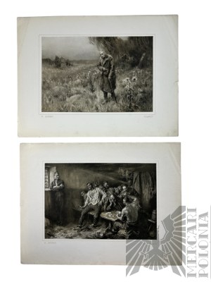 Konstanty Gorski (1868-1934) - Čtyři grafiky Konstantyho Gorského, od : 