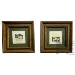 Unknown Artist [Neil Keinwald?] ( 20th century) - Two Pictures of Mountains My Beloved, Printed Reproductions (?).