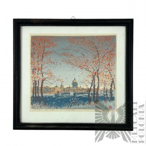Nikolay Tomarev (né en 1948) - Gravure Première neige / Automne (