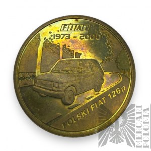 Moneta Pamiątkowa Kultowe Polskie Samochody - Polski Fiat 126p