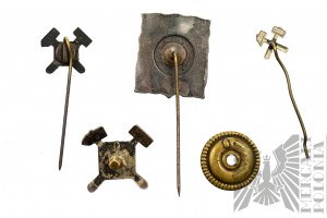 PRL - Badge Set of the Academy of Mining and Metallurgy