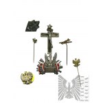 Patriotic Pin Set and Crucifix
