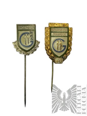 People's Republic of Poland - Two WKS Grunwald-Poznan pinners.