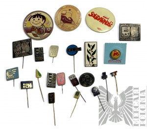 People's Republic of Poland - Set of Wpinki Warsaw University of Technology, Solidarity, Polish Fiat and Others