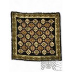 Scarf Black with Oriental Patterns