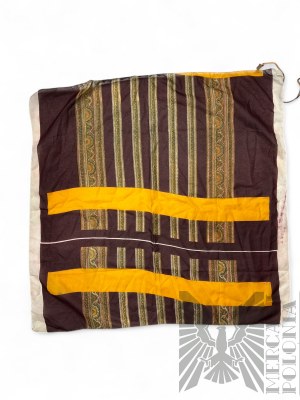 Foulard marron et jaune pour dames