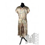 Fashion for Success: Vintage Long Floral Dress with Belt