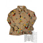 Dwie Koszule Vintage Beżowa Rozmiar 15/16, 50% Polyester, 50% Acrylic, Różana 100% Akryl