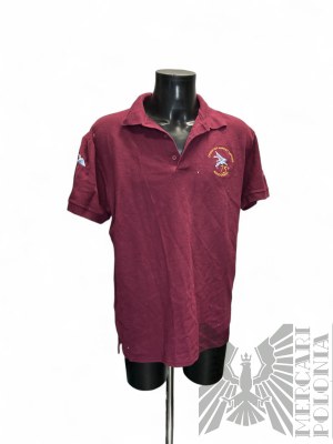 Polo Gildan marron, taille XL, 100 % coton ; 75e anniversaire de l'opération Market-Garden