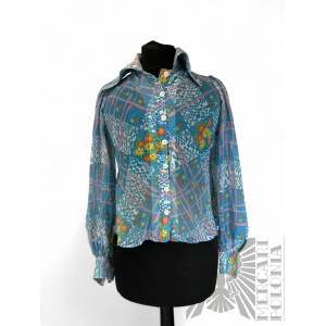 If You're Going to San Francisco: Vintage Blue Shirt by Charese Paris