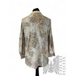 Vintage Long Sleeve Dots Shirt, Size 40