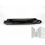 Small Black Organic Leather Shoulder Bag.