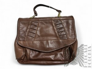 Brown Women's Handbag in Organic Leather