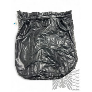 Black Backpack Bag in Leather-like Material