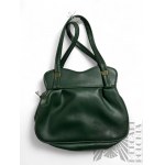 Green Shoulder Handbag in Organic Leather