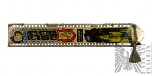 People's Republic of Poland, 1955, - Commemorative bookmark of the 5th World Festival of Youth and Students