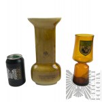 PRL - My Old Man Is a Fishing Fanatic: Two Glass Cups Polish Angling Association