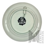 XX w., Holandia - Talerz Porcelanowy Scena z Polowania, Boch Delfts
