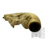 Best Friends - Carved Pipe Head in Hunting Style