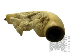 Best Friends - Carved Pipe Head in Hunting Style