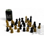 Vintage Wooden Chess Figures