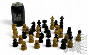 Vintage Wooden Chess Figures