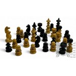 Vintage Wooden Chess Figures
