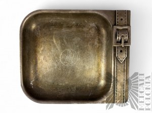 Vintage Metalowa Tacka, Koszyczek w Stylu Art Nouveau, Stylowa Popielniczka