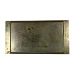 Vintage Metalowa Tacka z Alpaki, Koszyczek w Stylu Art Nouveau, Stylowa Popielniczka BA