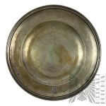 Marcin Jarra (1852 Busko - 1938 Krakow) - Plated plate Herb Sas