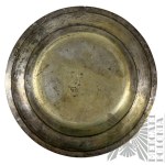 Marcin Jarra (1852 Busko - 1938 Kraków) - Platerowany Talerz Herb Sas