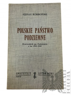 France, 1975. - Book by Stefan Korbonski, 