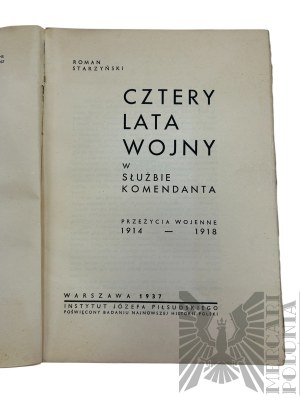 II RP, 1937. - Book Roman Starzyński, 
