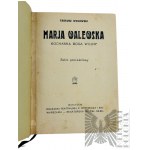 II RP, 1929. - Book by Tadeusz Wołowski, "Maria Walewska : the War God