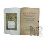 II RP, 1929. - Book "Physician Saving Health, T. 1", Katowice : Publishing House of the International Institute of the M. O. Groh