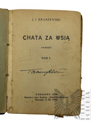 II RP, 1926. - Kniha J. I. Kraszewského 