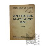 II RP, 1938. - Book Small Statistical Yearbook 1938, Warsaw : Central Statistical Office of the Republic of Poland publ.