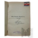 II RP, 1938. - Book Small Statistical Yearbook 1938, Warsaw : Central Statistical Office of the Republic of Poland publ.