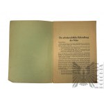 1942, Poznań (Posen) - Brochure "Pole in Professional Life : The Professional Status of a Pole in the Light of Applicable Regulations" ("Der Pole im Arbeitsleben"); published by Hirt-Reger und v. Schroedel-Siemau Verlag