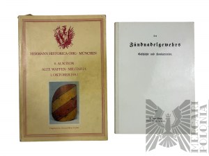 Deux livres en langue allemande : Le catalogue de vente aux enchères Hermann Historica, 1er octobre 1983 ; 