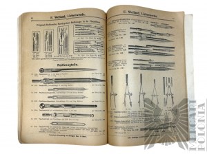Příspěvek. 20. století, Německo - Book Catalogue of the Surveying Company E. Weiland, Liebenwerd, Sasko (Sachsen)