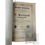 Pocz. XX w., Niemcy - Książka Katalog Firmy Geodezyjnej E. Weiland, Liebenwerd, Saksonia (Sachsen)