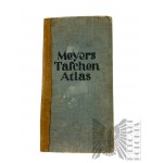 Third Reich, 1935. - Meyers Taschenatlas Pocket Geographical Atlas book, Leipzig : Bibliographisches Institut