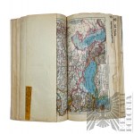 III Rzesza, 1935 r. - Książka Kieszonkowy Atlas Geograficzny Meyers Taschenatlas, Lipsk : Bibliographisches Institut