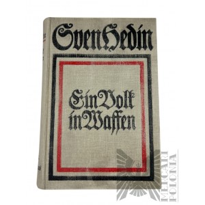 Cesarstwo Niemieckie, 1915 r. - Książka Niemieckojęzyczna Sven Hedin, “Lud w Zbroi”“Ein Volk in Waffen” wyd. F.A. Brockhaus
