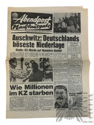 Niemcy - Czasopismo Abendpost Nachtausgabe, 9 V 1945