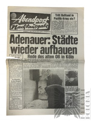 Niemcy - Czasopismo Abendpost Nachtausgabe, 11 V 1945