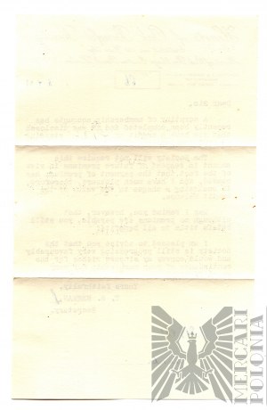 1945, United Kingdom, London - Letter of Name to Members of the Hearts of Oak Benefit Society: Membership Dues