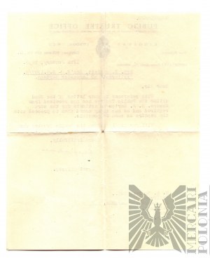 1955, United Kingdom, London - Official Correspondence of the Public Trustee Regarding Cost Estimates for Restoration Work (?).