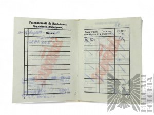 People's Republic of Poland - Solidarity Trade Union membership card